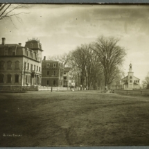 o Intersection of Main and Wheelock Streets in the 1880's showing the Adna P. Balch Mansion at left and the old Congregational Church at right Intersection of Main and Wheelock Streets in the 1880's showing the Adna P. Balch Mansion at left and the old Congregational Church at right