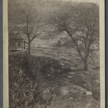 s College Park viewed from N. Park Street, 1883 College Park viewed from N. Park Street, 1883